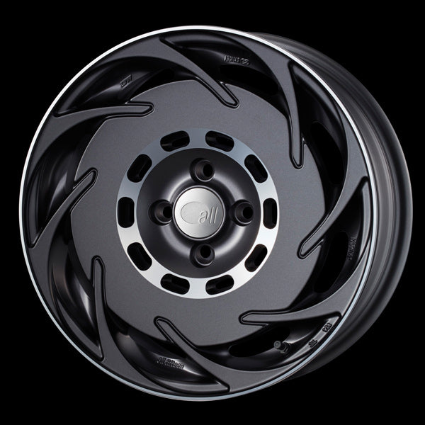 Enkei Japan all fifteen - 16x6.5J - 4x100 - ET: 38 (Matte Gunmetalic) - JDM-315-665-4938MG
