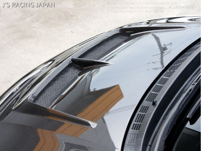 Js Racing - Type S Aero Half Carbon Bonnet - Honda - Civic Type R FD2R - ABS-D2-C+IRP-D2+ANT-D2 - Rzcrew Garage