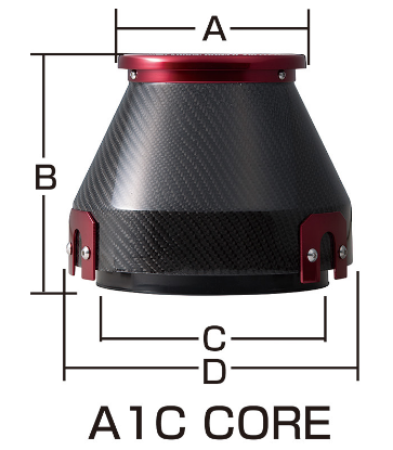 Blitz Carbon Power Air Cleaner Core - A1C - 35000