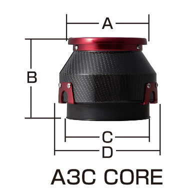 Blitz Carbon Power Air Cleaner Core - A3C - 35303