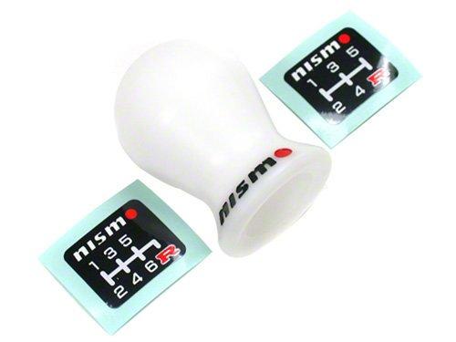 Nismo - S-Tune Duracon White Shift knob - M10×1.25, M12×1.25 (No step) Thread-C2865-1EA04 - Rzcrewgarage
