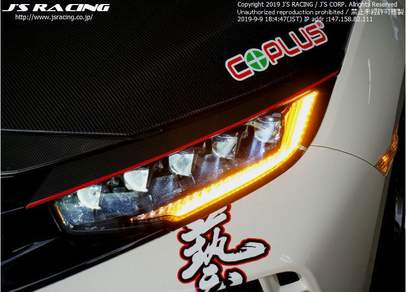 Js Racing - Coplus Full LED Head Lights - Honda - Civic Hatchback FK7 - CPHD-K7-PR - Rzcrew Garage