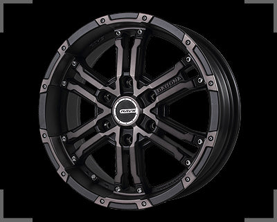 Rays Daytona FDX - 17x6.5J - 6x139.7 - ET: 38/48 (Matte Clear Black)
