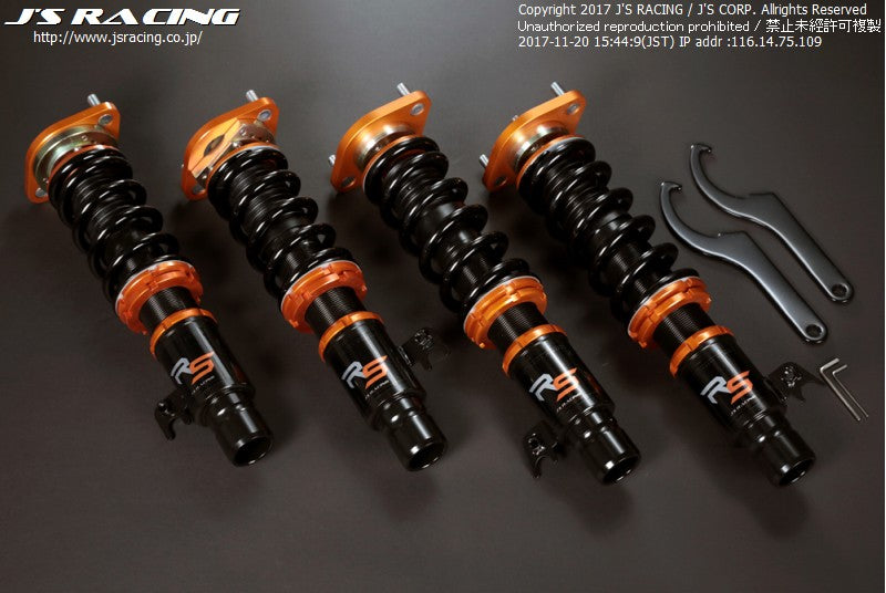 Js Racing - Black Series Damper RS Coilover Kit - Honda Beat PP1 - RZCrewEurope