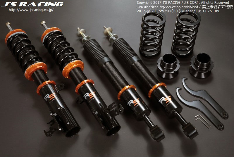 Js Racing - Black Series Damper RS Coilover Kit - Honda Fit-Jazz GK5 - RZCrewEurope