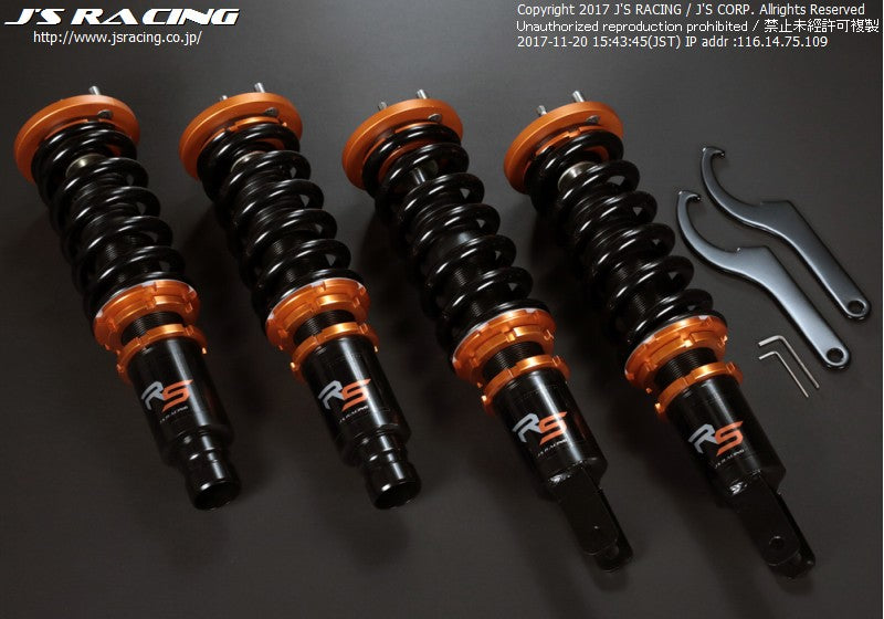 Js Racing - Black Series Damper RS Coilover Kit - Honda Civic EK4 - RZCrewEurope