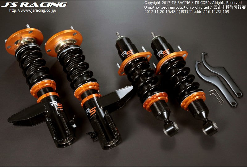 Js Racing - Black Series Damper RS Coilover Kit - Honda Civic Type R EP3 - RZCrewEurope