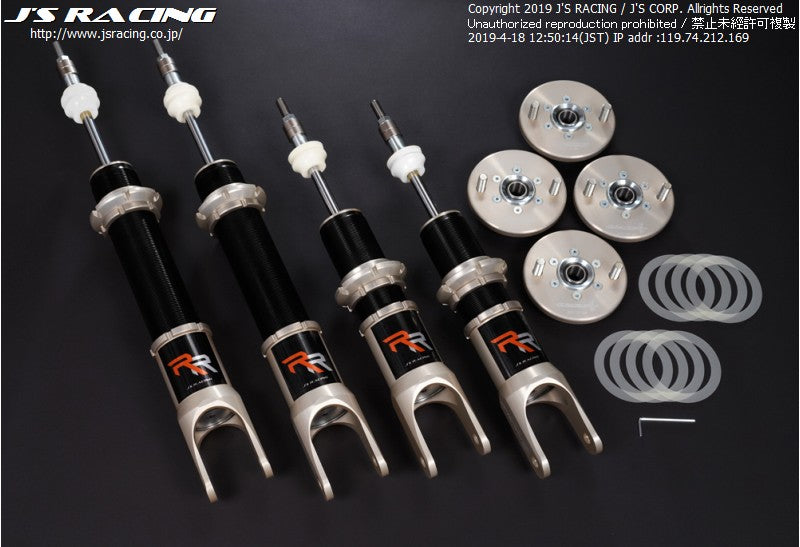 Js Racing - Black Series Damper RR Coilover Kit - Honda S2000 AP1/AP2 - RZCrewEurope