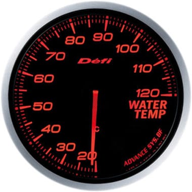 Defi Amber Advance BF Water Temperature Gauge - 60mm - 20-120C-DF10502 - RZCrewGarage