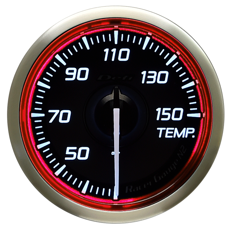 Defi Red Racer N2 Oil Temperature,Water Temperature Gauge - 52mm - 30-150C - RZCrewEurope