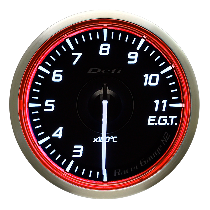 Defi Red Racer N2 Exhaust Gas Temperature Gauge - 60mm - 200-1,100C - RZCrewEurope