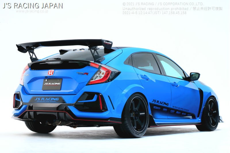 Js Racing - 3D Gt-Wing Type1 Wet Carbon 1545 - Honda - Civic Type R FK8