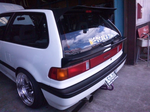 Car Craft BOON Osaka JDM - Carbon Rear Wing - Honda - Civic EF Hatchback
