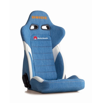 Bride Euroster II Betty Smith (Seat Heater) Reclinable Seat - Frp - Blue-E35S2N - Rzcrewgarage
