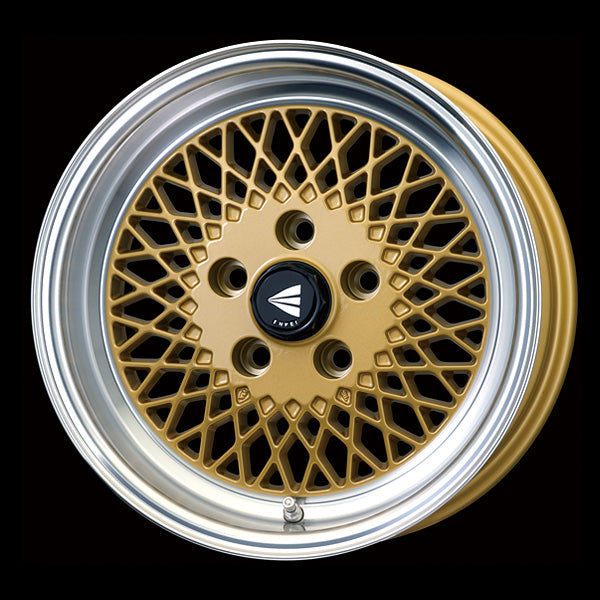 Enkei Japan Enkei 92 - 15x8J - 5x114.3 - ET: 25 (Gold with Machined Lip) - JDM-465-580-6525GML