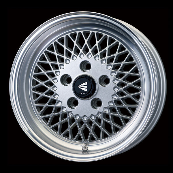 Enkei Japan Enkei 92 - 15x5J - 4x100 - ET: 45 (Silver with Machined Lip) - JDM-465-550-4945SML
