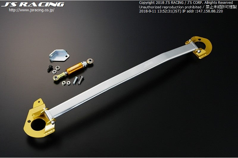 Js Racing - Front Strut Tower Bar with Engine Torque Damper (LHD) - Honda S2000 AP1/AP2 - ETD-S1-TL