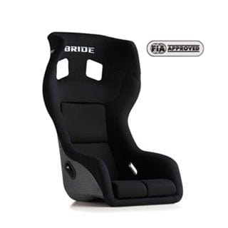 Bride Proface Fixed Bucket Seat - Frp - Black-F39AMF - Rzcrewgarage