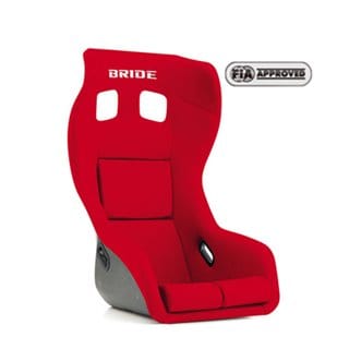 Bride Proface Fixed Bucket Seat - Frp - Red-F39BMF - Rzcrewgarage