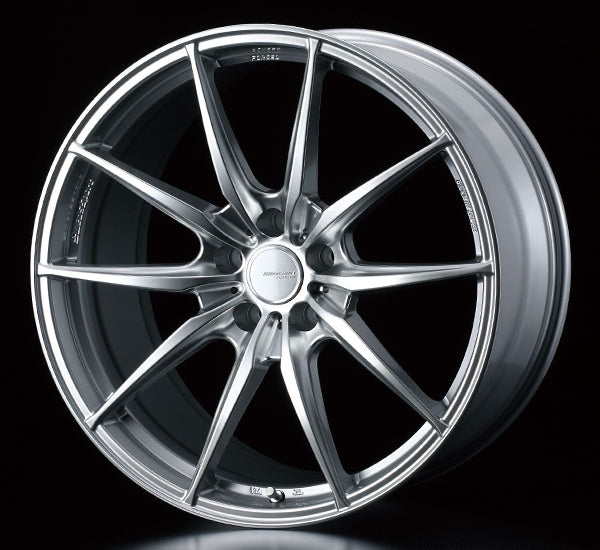 WedsSport FT-117 - 20x8.5J - 5x114.3 - ET: 35/45 (Diamond Silver) - FT-117-20855114335-DS