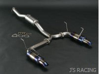 Js Racing FX-Pro Titanium 70RS Dual Exhaust System - AP1/AP2 - FTMW-S1-70RS