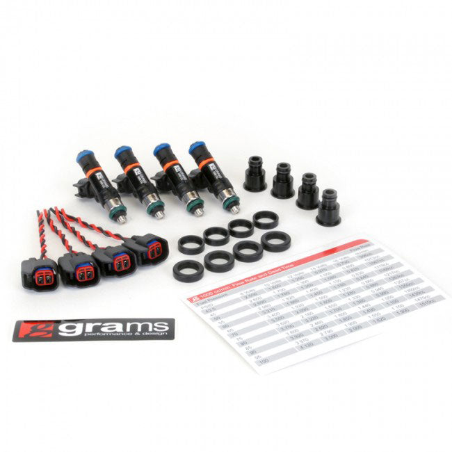 Grams Performance - Injector Kit - Honda - Fit-Jazz GK3/GK5/GP5 - (14mm ...