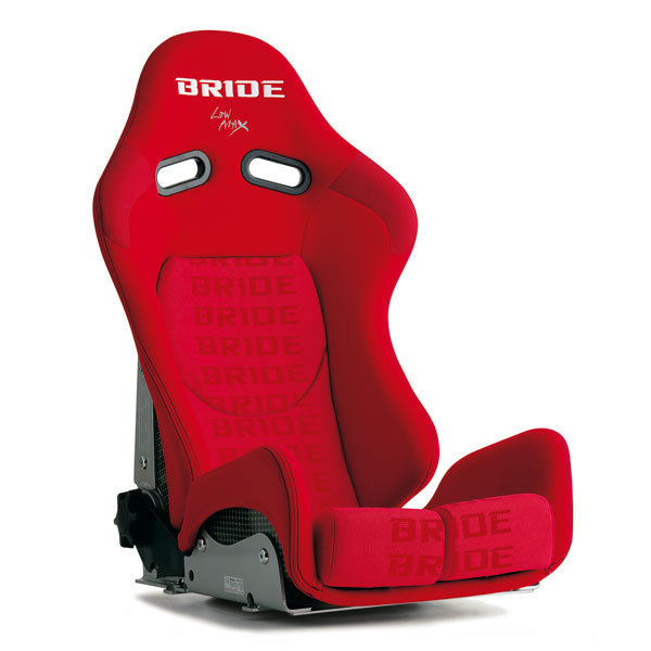 Bride Gias II Low Cushion Reclinable Seat - Carbon Aramid - Red-G32IMR - Rzcrewgarage