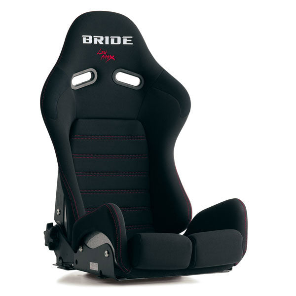 Bride Gias II Sport Limited Black Stitch On Low Cushion Reclinable Seat - Frp - Black-G32SMF - Rzcrewgarage