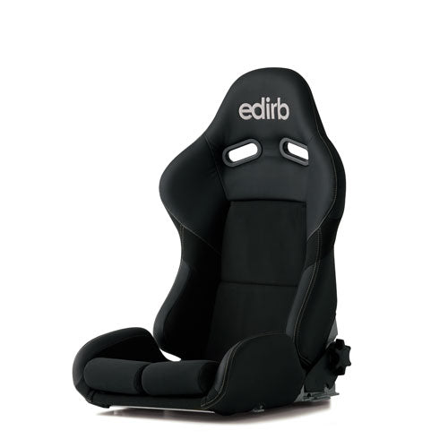 Edirb 033 Silver Stitching Reclinable Seat - Frp - Black-G33PNZ - Rzcrewgarage
