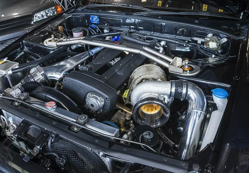 Garage Active - Front Titanium Tower Bar - Nissan Skyline GT-R BNR32 - GR-FTB-BNR32