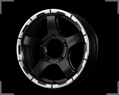 Rays Gram Lights 57CR-X2 - 16x5.5J - 5x139.7 - ET: 20/0 (Semi-Gloss Black / Rim DC)