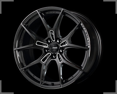 Rays Gram Lights 57FXZ - 20x10.5J - 5x112 - ET: 34 (Super Dark Gunmetal / Machining / Rim Edge DC)