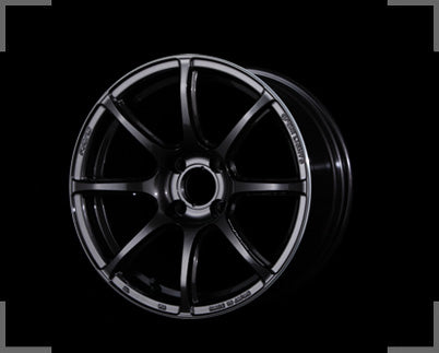 Rays Gram Lights 57 Transcend 15 Inch - 15x8J - 4x100 - ET: 28/35 (Super Dark Gunmetal DC Rim Edge)