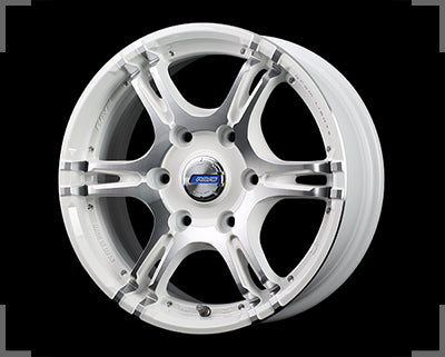 Rays Gram Lights Azure 57HMA - 16x6.5J - 6x139.7 - ET: 38 (Diamond Cut White Side)