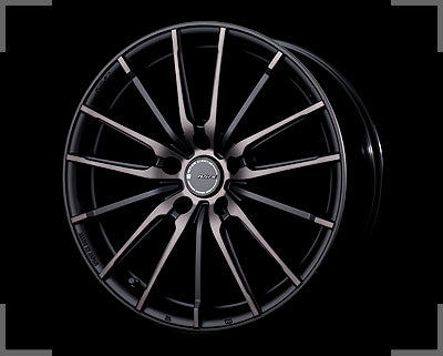 Rays Gram Lights Azure 57XMA - 17x7J - 5x100 - ET: 42/50 (Super Dark Gunmetal Diamond Cut)