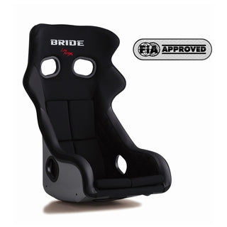Bride Xero CS Fixed Bucket Seat - Frp - Black-H02AMF - Rzcrewgarage