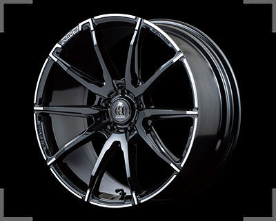 Rays HFullCross ES105 - 20x9J - 5x114.3 - ET: 30/40/46 (Black/Outline DC)