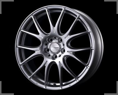 Rays Homura 2X7 Plus - 20x8J - 5x100 - ET: 45 (Spark Plated Silver)
