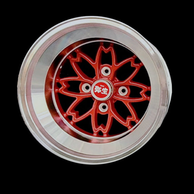 Hayashi Racing Team Yayoi - 15x8.5J - 4x114.3 - ET: -13 (Red) - 4x114-3 - Team Yayoi158.5-134x114.3-R