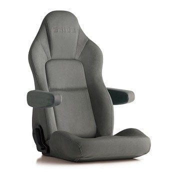 Bride Streams Cruz (Seat Heater) Reclinable Seat - Frp - Grey-I35LLN - Rzcrewgarage