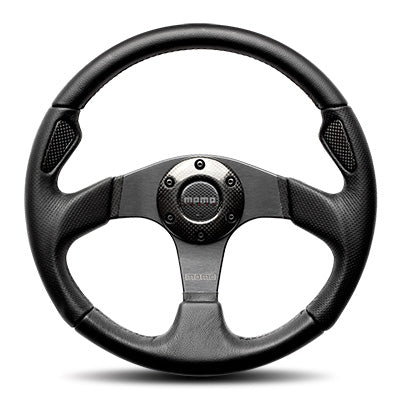Momo - Jet Steering Wheels - 3 Spokes Leather - Flat Dish-J-2 - RZCrewEurope
