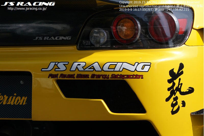 Js Racing - Demo car Medium Sticker - Honda - JS-14-MWH - JS-14-MWH - Rzcrew Garage