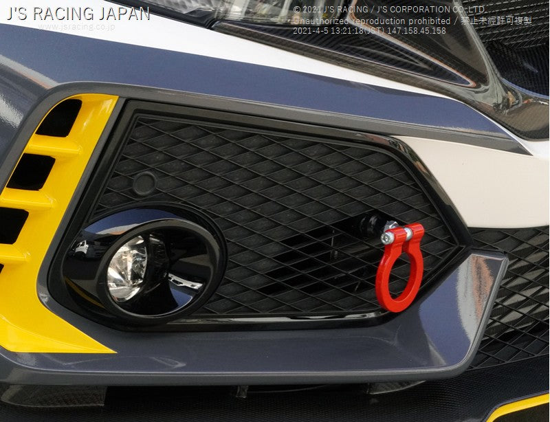 Js Racing - Front Tow Hook - Honda - Civic Type R FK8 - KF-K8-F - Rzcrew Garage