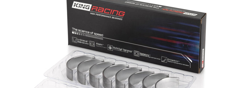 King Ford Prod. V8 4.6L/5.4L (Size 0.026) Performance Main Bearing Set - MB5280HP.026