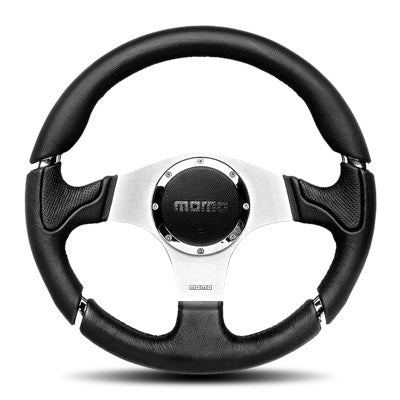 Momo - Millenium Steering Wheels - 3 Spokes Leather - Flat Dish-M-51 - RZCrewEurope