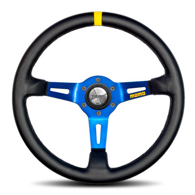 Momo - Mod-08 Steering Wheels - 3 Spokes Leather - 90mm Dish-M-59 - RZCrewEurope