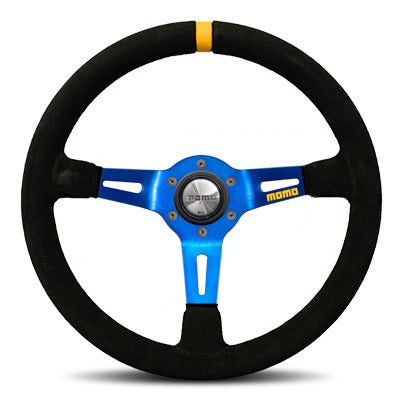 Momo - Mod-08 Steering Wheels - 3 Spokes Suede - 90mm Dish-M-63 - RZCrewEurope