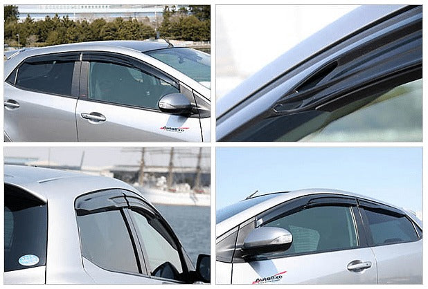 AutoExe - Sports Side Visor - Mazda - 2 Demio ALL Demio 2 DE - MDE0400 - Rzcrew Garage