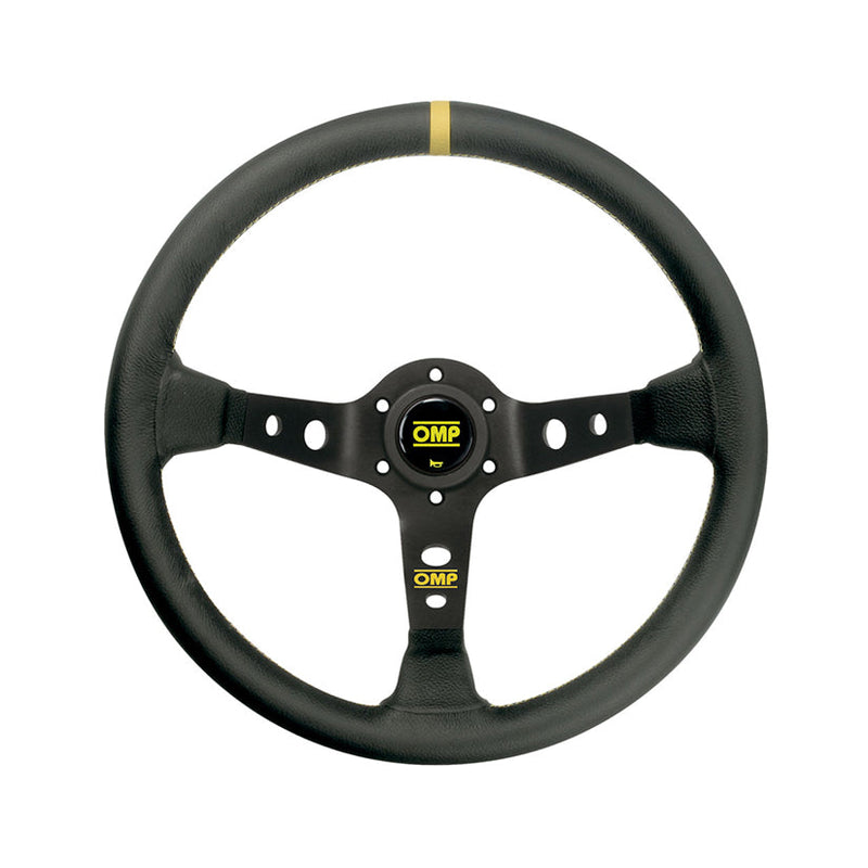 OMP - Corsica Steering Wheels - 350mm - 3 Spokes Leather - OD/1956/N - RZCrewEurope