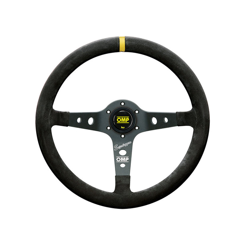 OMP - CORSICA SUPERLEGGERO Steering Wheels - 350mm - 3 Spokes Suede - OD/2021/N - RZCrewEurope